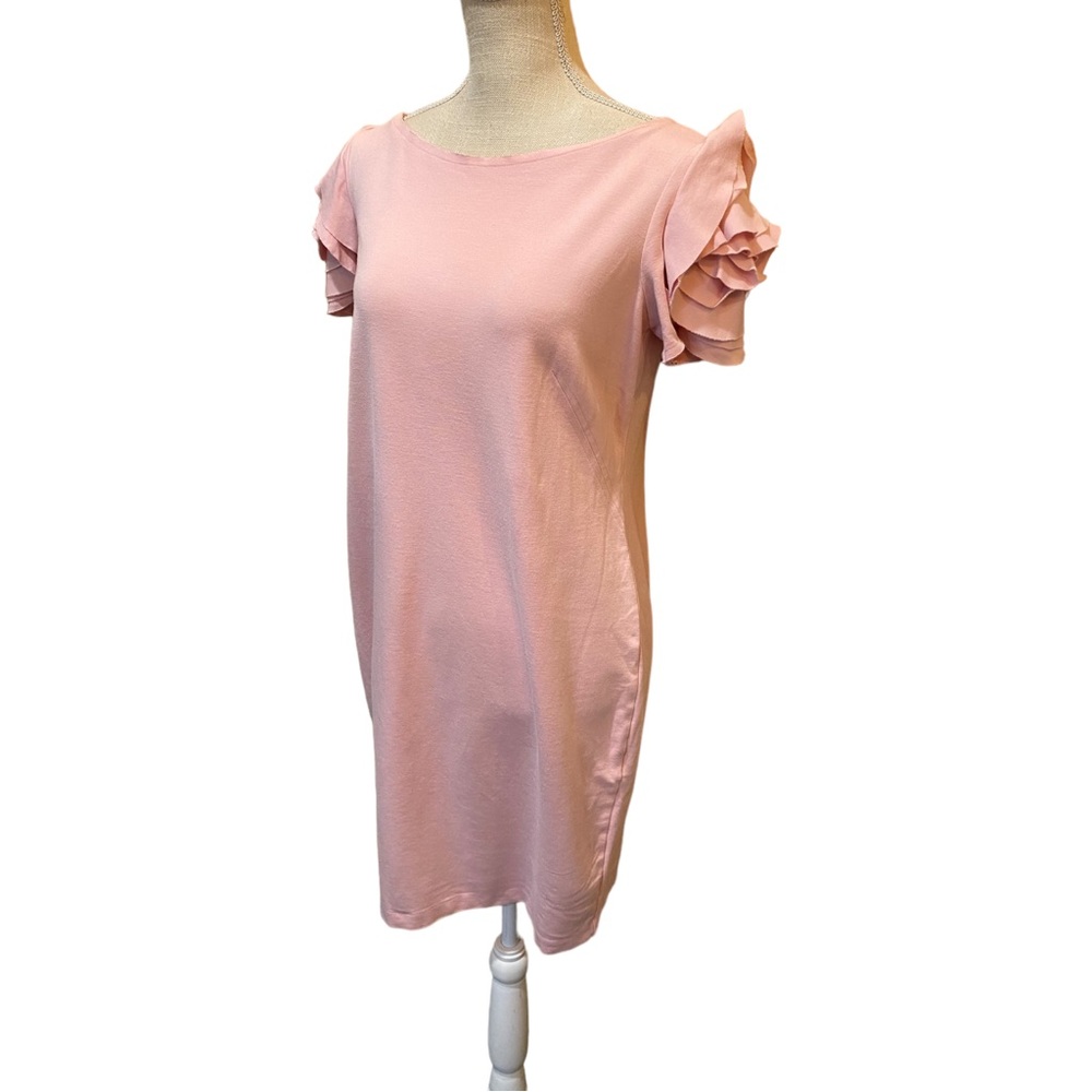 Pietro Brunelli Milano Dress Womens Size S Maternity Dress Ruffle Short Sleeve